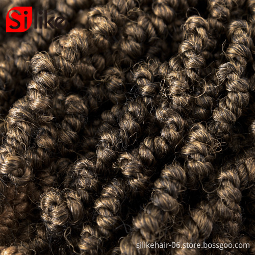 Pre Twisted Passion Twist Bomb Crochet Hair Synthetic Ombre Faux locs Havana Crochet Braids10"/15 Strands Crochet Hair Braids
